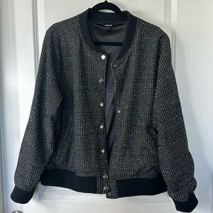 Beautiful shimmer bomber jacket